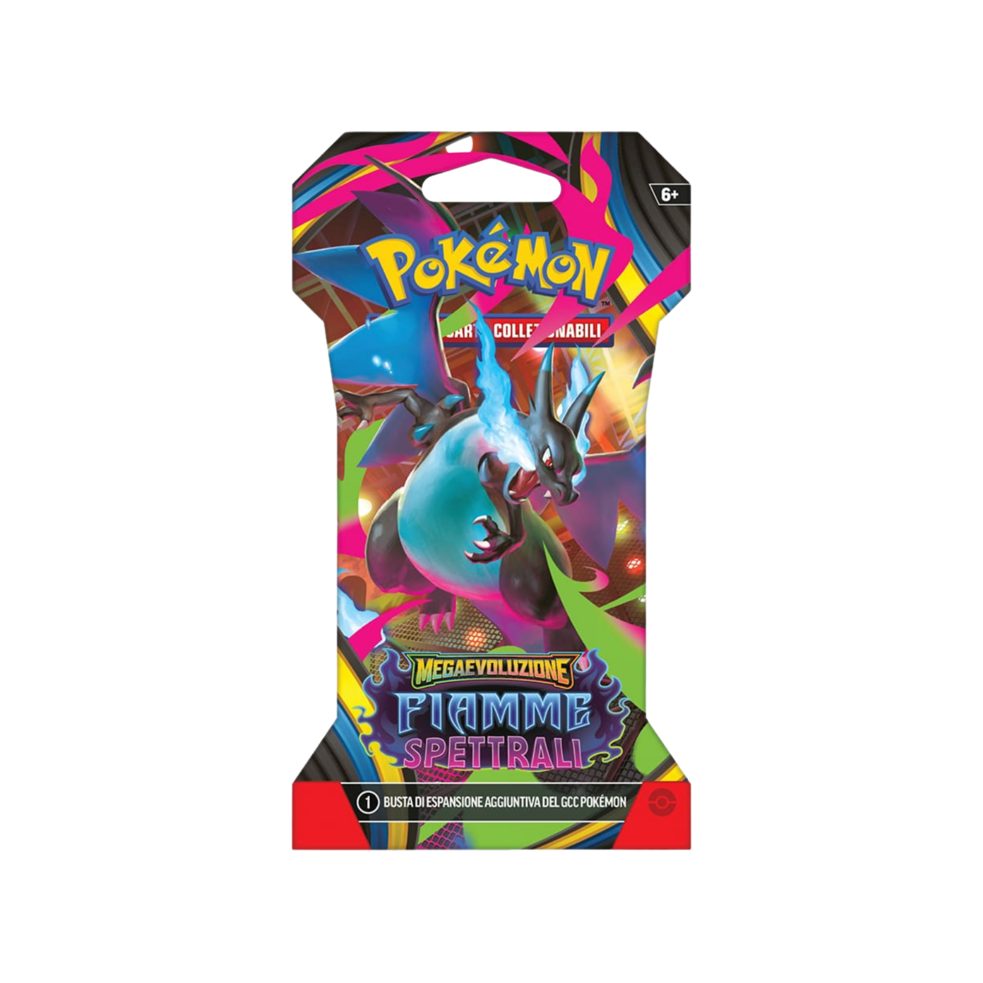 Pokémon TCG – Bustina Singola Paper Sleeve Fiamme Spettrali (IT)