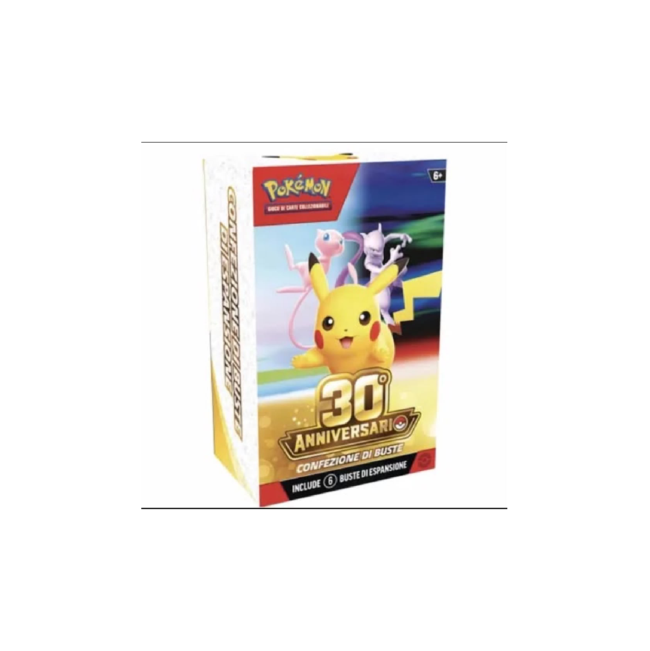Pokémon GCC 30° Anniversario – Bundle 6 Bustine Italiano