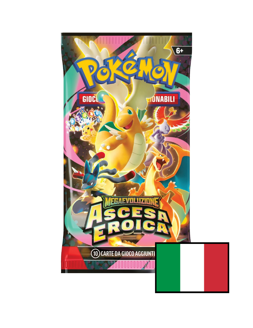 Pokemon Ascesa Eroica Bustina ITA – Booster Pack Carte Pokemon Italiano